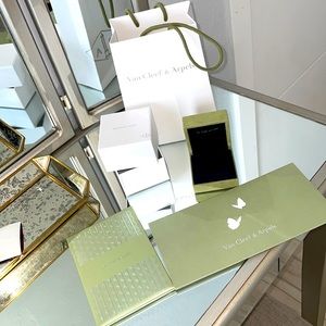 Van Cleef Necklace Box & Bag w/ all the essentials included